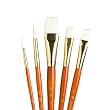 Princeton Brush W/Taklon Round 8, Liner 2, A 1/2, W 1/2, 3/4