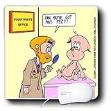 Londons Times Funny Medicine Cartoons - Pig s Feet - Mouse Pads