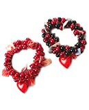 Ganz Light Up Heart Scrunchie *Two Colors!* Red/Black