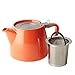FORLIFE Stump 18-Ounce Teapot with SLS Lid and Infuser, Carrot