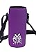 Insulated Water Bottle Carrier for Hydro Flask, Klean Kanteen - Neoprene Holder Case with Adjustable Shoulder Strap - fits 18oz, 21oz, 32oz, 40oz Bottles