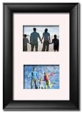 10 by 15 Inch Wood Frame For Tw0 4 by 6 Photos - Two Colors Available