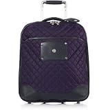 Knomo Marseille Vertical 19" Rolling Laptop Luggage Purple
