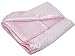 Crib Clouds Cuddle Fleece Dots and Satin Baby Security Blanket, Cotton Candy