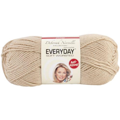 Premier Yarn Deborah Norville Collection 3-Pack Everyday Solid Yarn, Cappuccino