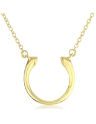Made Her Think Gold Vermeil Mini Open Spike Pendant Necklace