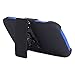 Leegoal(TM) Samsung Galaxy S3/S III Rugged Hybrid Belt Clip Holster Hard Case Cover - Retail Packaging - Blue