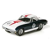 Chevrolet Corvette C2, No.6, B.Bondurant / D.Guldstrand, 1967, modello di automobile, modello prefabbricato, Greenlight 1:64di Greenlight