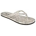 Women's Mossimo&reg; Lorelai Faux-Snake Flip Flops - White