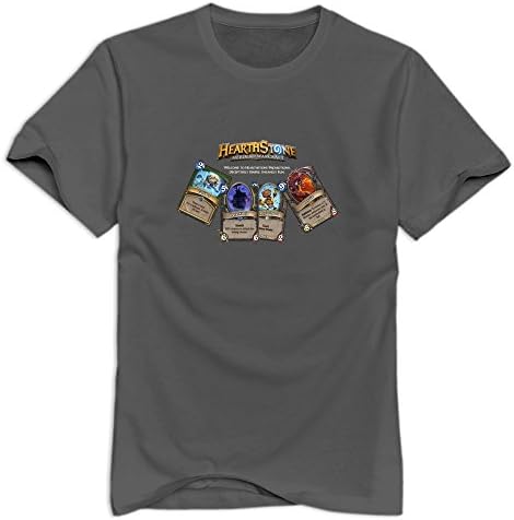 DeepHeather Hearthstone Heroes Of Warcraft Roundneck T-shirt For Man Size L