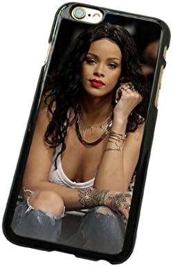 NONGCHAO TM iPhone 6 iPhone 6s Rihanna Hard Case Back Cover Laser Technology (Pattern 2)(Black)