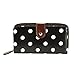 Polka Dots Designer Oilcloth Leather Purse Wallet Girls Wristlet Bag 2 Colors
