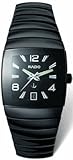 Rado R13615152 Sintra Mens XXL Auto Watch - Black Dial Black Tone Ceramic Quartz