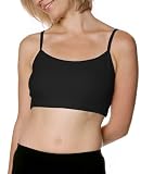 Danskin Women's Cotton With Lycra Variegated Rib Bra Top