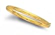 14K Yellow Gold Bangle Bracelet - 8.0" - 5.00mm wide