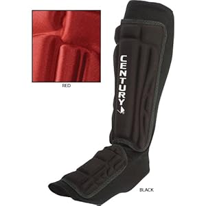 CGear Athletics Adult Martial Armor Shin Instep Armor - Red