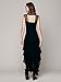 R.Vivimos Womens Sleeveless Backless Asymmetrical Layered Lace Long Dress with Slip Two Pieces