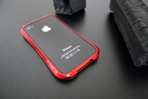 Deff 【WEB限定】 iPhone4/4S対応  CLEAVE ALUMINUM BUMPER for iPhone4/4S フレアレッド DCB-IP40A6RD