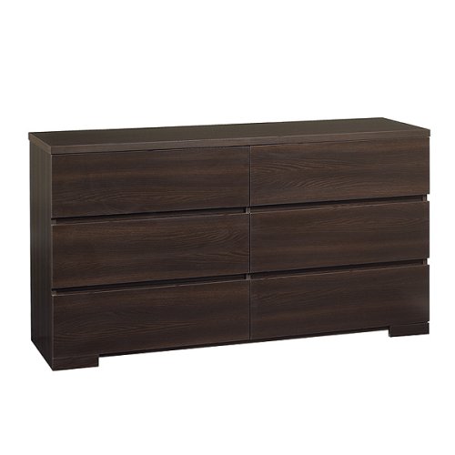 Kitchen: Raphael 6 Drawer Dresser   Mocha