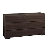 Raphael 6-Drawer Dresser- Mocha