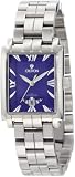 Croton Womens CN207374SSBL Blue Textured Dial Stainless Steel Watch