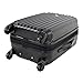 Travelers Club Madison Hardside Expandable Spinner Luggage, Black, Carry-On 20-Inch