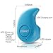 Newest Smallest Wireless Invisible Bluetooth Mini Earphone Earbud Headset Headphone Support Hands-free Calling For iPhone Samsung Xiaomi Sony Lenovo HTC LG and Most Smartphone. (Blue)