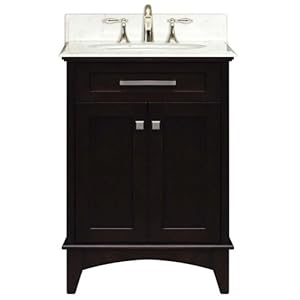Water Creation MANHATTAN24 Manhattan Collection 24-Inch (25-Inch with Countertop) Single Sink Bathroom Vanity Set,Water Creation,MANHATTAN24,UVWCMANHATTAN24
