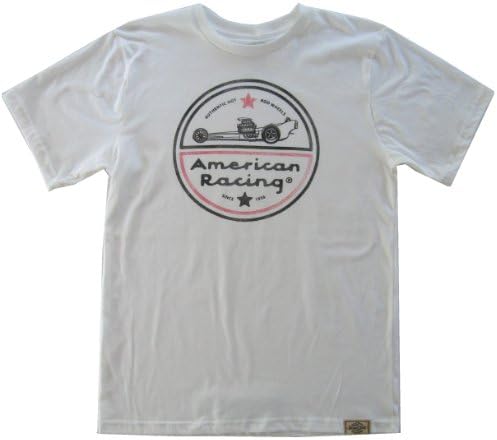 Wicked Quick American Racing Circle Dragster Tee Shirt (Color White, Size L)