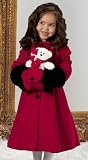 Red Wool Coat, Muff, and Bears