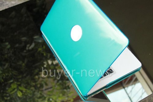 AQUA BLUE METALLIC Hard Case Cover for Macbook AIR 11