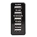 ETvalley 40 Watt Multi-Port 5 Port USB Outlet Charger High Speed for Apple iPhone iPod iPad Samsung Android Tablets and Others (Black)