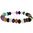 8mm Rondell Stretch Bracelet - Multi Stone