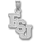 Florida State University FSU Cascaded Pendant (Silver)