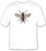 T-shirt with aquatic, insect, knott, fly, invertebrate, pest, animal, arthropod, black, blood-sucker