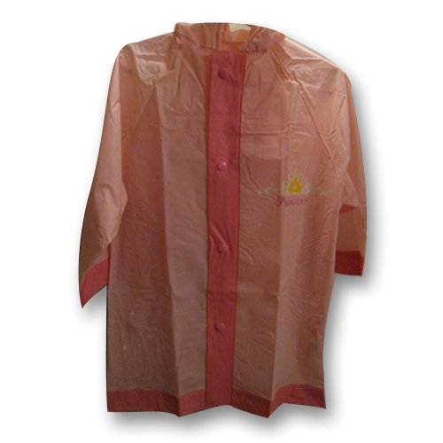 Disney Princess Pink and Purple Rain Slicker Size Small 2/3, Medium 4/5 and Large 6/7