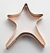 Christmas Star Copper Cookie Cutter, 3x3.5 inches