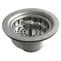 LDR 501 1400 Twist And Lock Kitchen Sink Strainer, Chrome