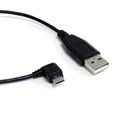 StarTech.com 3-Feet Micro USB Cable - A to Right Angle Micro B (UUSBHAUB3RA)