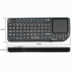 3-in-1 Mini Bluetooth Keyboard for Apple iPad Nokia Symbian S60 Phones Sony PS3 Players (Keyboard, TouchPad, Laser Pointer,touchpad does not work with iPad or mobile phone?)