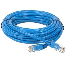 25-Foot Category 5e (Cat5e) CMR Ethernet Patch Cable (Blue) by Unknown