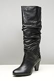 Diesel Chick Black Leather Boots