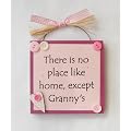 Granny Gift Pink Wooden Keepsake Plaque