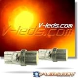 2 AMBER HIGH POWER LED SIDEMARKER BULBS 194 168 158