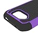 S6 Active Case, LK [Drop Protection] Shock-Absorption Hybrid Dual Layer Armor Defender Protective Case Cover for Samsung Galaxy S6 Active (Purple)