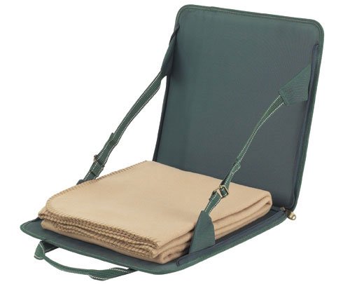 Picnic at Ascot 193BLK Stadium Seat & Fleece Black Black