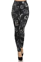 Women's Sublimation Legging Printed to look like Jeans