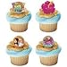 Deco 12 Teen Beach Movie Summer Fun Plastic Cupcake Rings Party Favors Cake Toppers