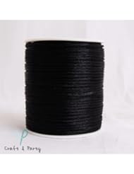 From Amazon.com. Click for details:
 Black 2mm x 100 yards Rattail Satin Nylon Trim Cord Chinese Knot Black 2mm x 100 yards Rattail Satin Nylon Trim Cord Chinese Knot