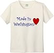 MADE IN WASHINGTON - BigBoyMusic Youth Designs - White T-shirt